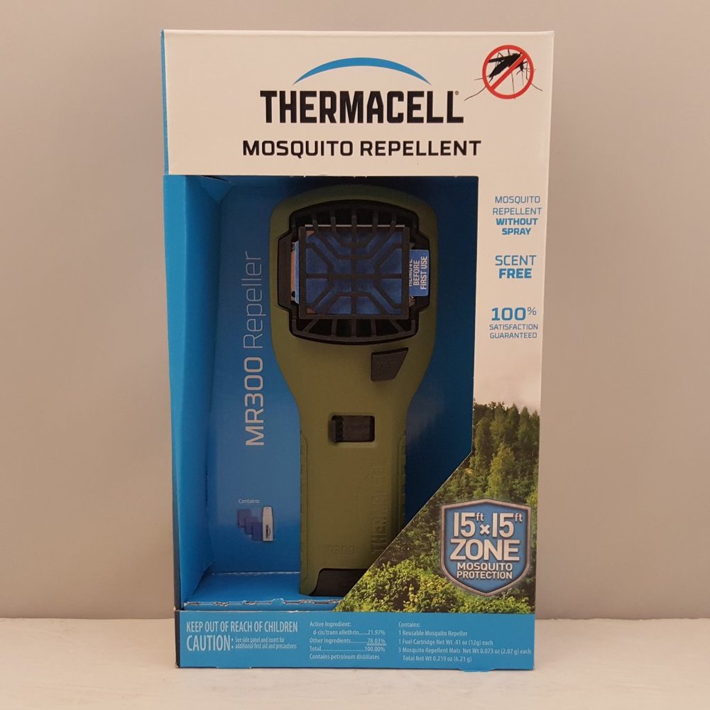 THERMACELL MR300 Portable Mosquito Repeller Olive Green